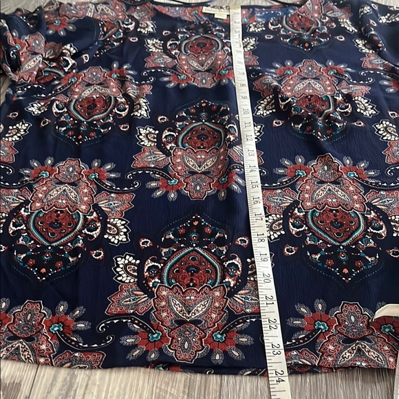 Dana Buchman Multicolored Boxy Blouse - Picture 7 of 7